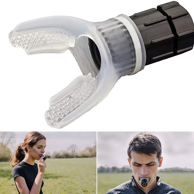 Breathing Trainer Exercise Lung Face Mouthpiece Respirator Fitness Equipment for Household Healthy Care Accessories