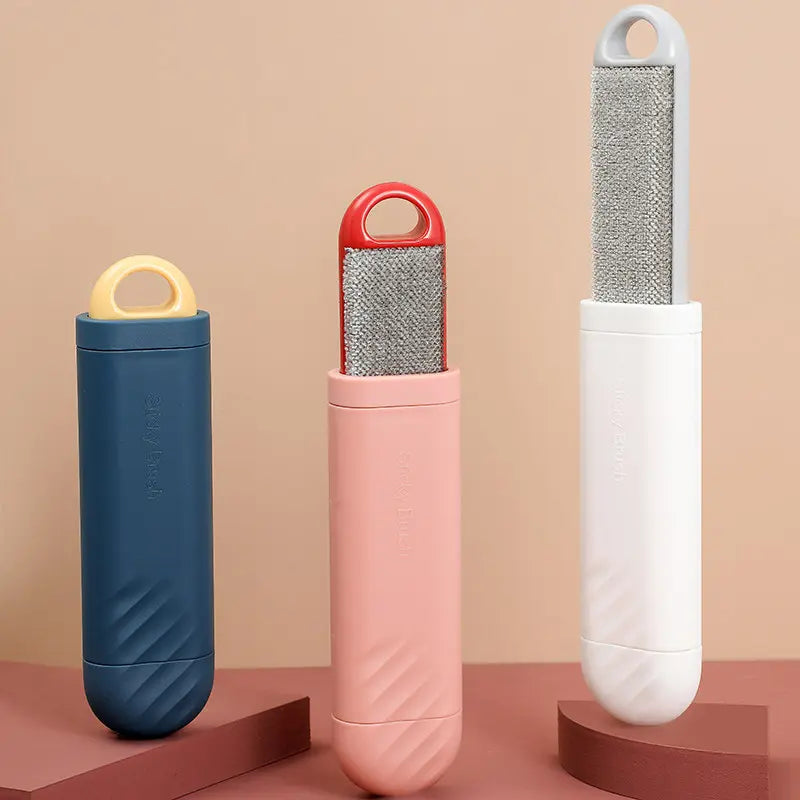 Battery-Free Static Lint Brush – Reusable Handheld Pet Hair Remover for Clothes, Bedding, Sofa & Carpets | Eco-Friendly with Ergonomic Handle