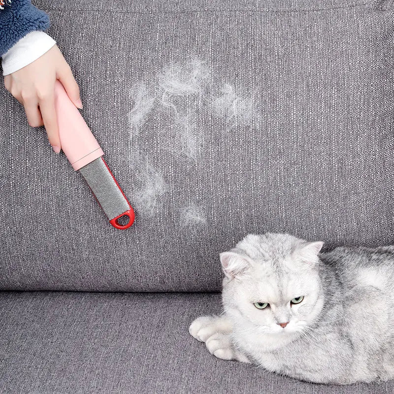 Battery-Free Static Lint Brush – Reusable Handheld Pet Hair Remover for Clothes, Bedding, Sofa & Carpets | Eco-Friendly with Ergonomic Handle